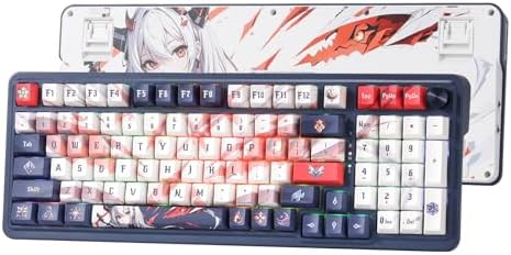Redragon K686 PRO Wireless RGB Gasket Gaming Keyboard, Dye-Sub Anime Keycap