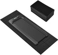 Treadmill Mat, 5'x2.5'/5.6'x2'/6.5'x3'/8'x3',6mm Thickness Exercise Equipment Mat for Carpet Hardwood Floors, Compatible with Walking Pad,Spin Bike,Elliptical Trainer,Rowing Machine