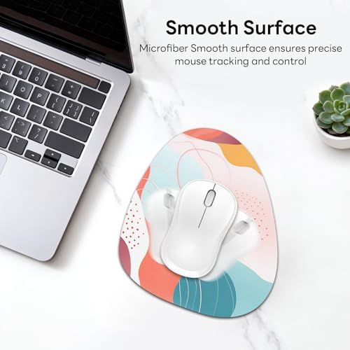 Water Drop Mouse Pad 7.3x8in Non-Slip for Laptop, Sea Turtle