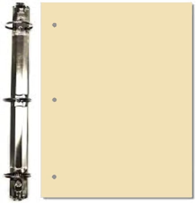 Copy And Printing Color Paper, 20 Lb. 3 Hole Punch 500 Sheets Per Ream. (Tan)
