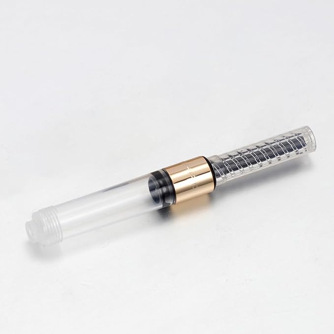 Jinhao 9016 Fountain Pen Medium Heartbeat Point, Dadao Series White Acrylic with Large Converter for Writing