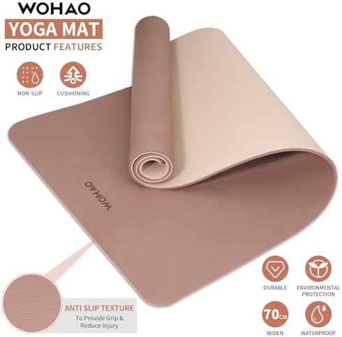 8mm Thick Yoga Mat Non Slip for Women Men