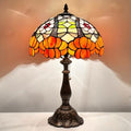 Tiffany Stained Glass Lamp Orange Blossom Table Lamp