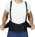 Blue Jay An Elite Healthcare Brand Industrial Back Support Belt with Suspenders for Orthopedic Care |Provides Support for Strenuous Activity |Medium, 32-44 inch (Black)
