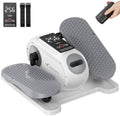 MERACH Under Desk Elliptical Machine, Seated Pedal Exerciser with Straps