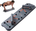 KEEP Push Up Board, 18-in-1 Foldable Pushup Bar for Men & Women, Portable Home Gym Equipment for Chest, Triceps, Shoulder & Back Workout, Heavy-Duty ABS Muscle Strength Training System (Grey)