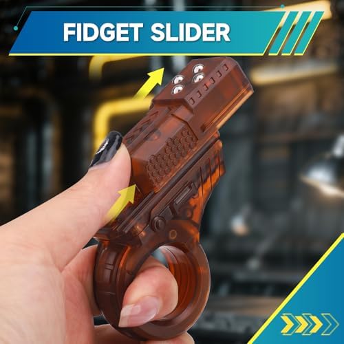 Fidget Spinner Toys Adult & Teen Plastic Magnetic Fidgets Slider Spinner Chain Ring Cool Gadget Roller Office Desk Toy 5 in 1 Stress Relief Sensory Item for Autism ADHD Anxiety Stocking Stuffers Men