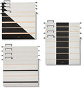 12 Pack Hanging File Folders Filing Cabinet Organizer Letter Size 1/5 Cut Adjustable Tabs Decorative for Home Office School Classroom