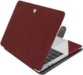 MOSISO PU Leather Sleeve Case Compatible with MacBook Air 13.6 inch
