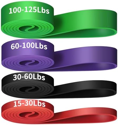 Alllvocles Resistance Band, Pull Up Bands, Pull Up Assistance Bands, Workout Bands, Exercise Bands, Resistance Bands Set for Legs, Working Out, Muscle Training, Physical Therapy, Shape Body, Men Women