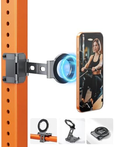 Dual Magnetic Phone Holder, Mount Stand for MagSafe for Wall & Desk