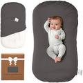 Baby Lounger Oversized 0-24 Months, Home and Travel Infant Cushion-Grey
