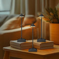 3 Pack Small Black Rechargeable Cordless Table Lamps Dimmable