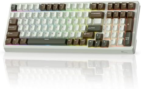 RK ROYAL KLUDGE F99 Wireless Mechanical Keyboard, Gasket Structure