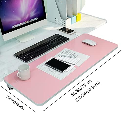90° Foldable Desk Extender Armrest Shelf - Ergonomic Clamp-On Keyboard Tray with K-Bracket, Space-Saving Desktop Organizer & Elbow Support for Comfort & Fatigue Relief