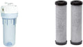 EcoPure EPW2VC Whole Water Filtration System Housing & Carbon Universal Whole Home Filter (2 Pack)