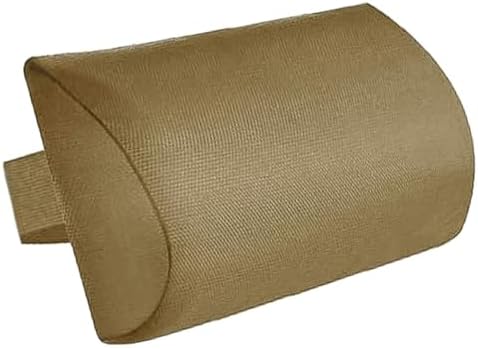 Chaise Lounge Neck Support Pillow with Adjustable Strap,Ergonomic Headrest Pillow Portable Bolster Cushion for Patio Backyard Beach Pool Garden Recliner (Khaki)