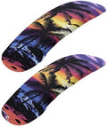 Chair Arm Rest Covers Set of 2, Coconut Tree Beach Print Gaming Chair Arm Covers Protectors, Skin Friendly Breathable Computer Desk Chair Arm Covers