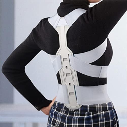 Invisible Chest Posture Corrector Scoliosis Back Brace Spine Belt Shoulder Support Poor Posture Correction Belt(Small) (Gray,Medium)
