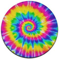 Fashion Round Area Rug Large Non Slip Carpet Unisex Home Decor Mat Red Blue Yellow Spiral Tie Dye Rainbow