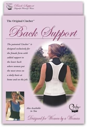 Actimove FLA Orthopedics Cincher Back Support for Women, Black, Large