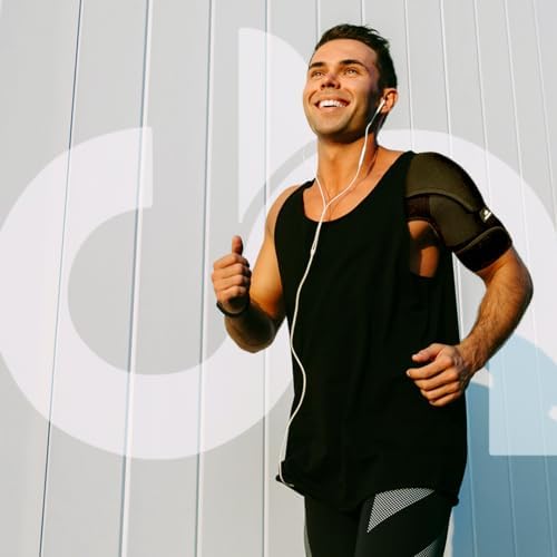 COPPER HEAL – Shoulder Adjustable Clamp Compression Sleeve for Men Women's Support, for Better Back Posture Arm Right & Left Pain Rotator Neck with Stability Sports Pad Gym Ice Strap