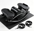 Rock Stepper Side to Side - Mini Stepper Exercise Machine for Home Workout, Rocking Stair Stepper with Resistance Bands & Mat, Portable Workout Equipment & Balance Board Alternative for Adults