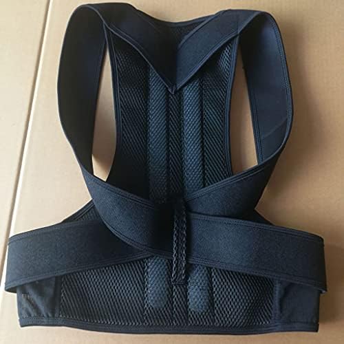 S-5XL Plus Size Posture Corrector For Women Men Back Support Belt Hunchback Correction Therapy-Belt Pain Relief For Herniated Disc Sciatica Scoliosis (Color : Black, Size : XXXL/XXX-Large)