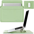 AboveTEK Laptop Bag Sleeve for MacBook Computer Expandable Storage, Two Adjustable Angles, Ultra-Slim Stylish, Fits 13"-14" Laptops - Blue
