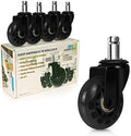 2.5 inch Office Chair Caster Wheels, Smooth Silent Swivel Wheels