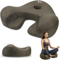 Meditation Cushion Memory Foam Floor Pillow for Cross Legged Sitting