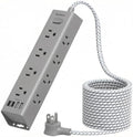 15FT Extension Cord, Power Strip Surge Protector with 12 AC Outlets & 4 USB