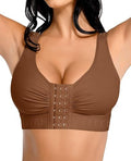 FeelinGirl Post Surgery Compression Bra for Women's Front Closure Bra