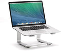 Griffin Elevator Laptop Stand - Ergonomic Computer Riser & Laptop Mount Made of Sturdy Brushed Aluminum - Supports Posture & Elevates Workspace with a Minimal Design, Classic Clear (2.5 Oz)