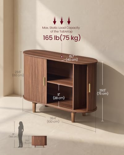 Storage Cabinet, Sideboard with Adjustable Shelves