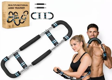 TwistPro Multi-Exercise 3 mode adjustable Home Workout Bar Ultimate Twister Arm Trainer, Adjustable Chest Workout Equipment, Arm Trainer for Men, Chest Trainer for Men, Shoulder Muscle Training, Portable Spring Resistance Home Fitness Equipment. Gift r...