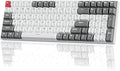 RK ROYAL KLUDGE RK100 Wireless Mechanical Keyboard RGB Backlit Bluetooth5.1/2.4G/Wired 96% Full Size 100-Key Hot Swappable Gaming Keyboard Brown Switch Classic