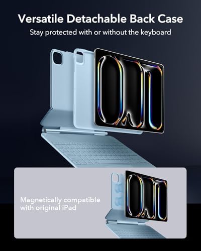 ESR for iPad Air 13 Inch Case Keyboard, Multi-Mode Magnetic Stand