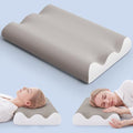 NEWBULIG Neck Support with Contour Memory Foam Cervical Pillow