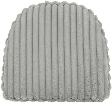 Klear Vu Raindrop The Gripper Non Slip Chair Cushions, Soft & Comfortable Seat Pad, Sitting Pillow for Kitchen, Dining or Office, 6 Count (Pack of 1), Lush Pewter