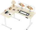 SANODESK 63Inch L-Shaped Electric Standing Desk Motorized Corner Desk