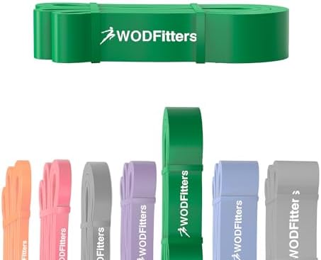WODFitters Pro Series Pull-Up Assistance Bands – Premium Resistance Loop Bands for Assisted Pull Ups, Muscle Ups, Strength Training & Mobility – Durable Bands for Functional Fitness