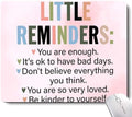 Pink Mouse Pads for Desk,Cute Little Reminders Unique Design Computer Mousepad with Non-Slip Rubber Base for Women,Desk Pad Mousepads Computer Mouse Pads Laptop Wireless Mouse