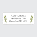 Personalized Laurel Leaves - Return Address Labels x 100