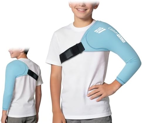 ComfiTECH Youth Shoulder Arm Ice Pack Wrap for Young Pitchers, Medium