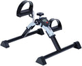 iLiving Under Desk Bike Pedal Exerciser with Electronic Display - Fully Assembled Folding Equipment, Mini Bike for Legs and Arms Workout, Portable and Easy-to-Use with LCD Screen (ILG-688), Blue