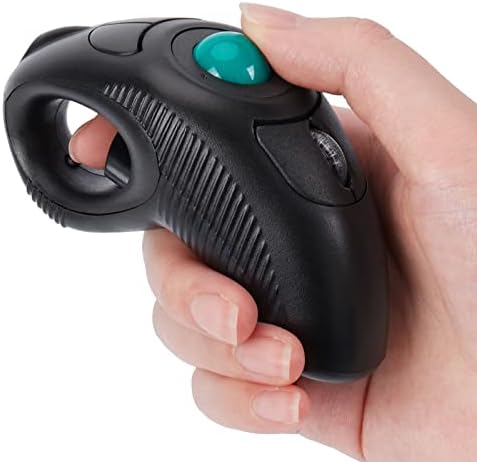 welspo Wireless USB Handheld Finger Trackball Mouse