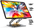 LOXP Adjustable Tablet Stand, 360 Rotating iPad Stand with Heavy-Duty Base