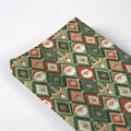 Christmas Theme Deer Snowflakes Winter Holiday Pattern Baby Changing Pad Cover, Unisex Christmas Nursery Diaper Changing Table Pad Mat Sheet for Boys Girls-16x32