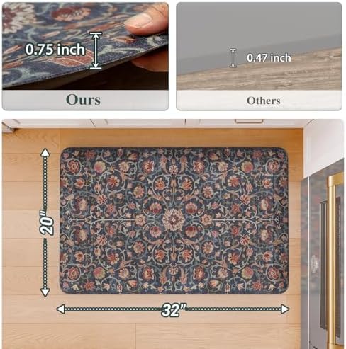 KIMODE Kitchen Mats for Floor Cushioned Anti Fatigue Comfort Standing Mat
